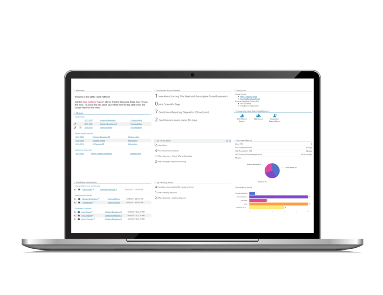 5 analytics dashboards for key talent acquisition players | iCIMS